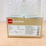 AM6552 Cello Iris K-Series Glass Tumbler Set (340ml, 6 Pieces)