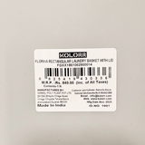 AM6731 KOLORR Florina Rectangular Laundry Basket with Lid