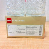 AM6568 Cello Trinity K-Series Glass Tumbler Set - 340ml (Pack of 6)