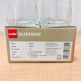 AM6574 Cello Elysia Glass Tumbler Set, 320ml (Set of 6)
