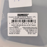 AM6745 KOLORR Modular Square Storage Container - 2.7 Ltr