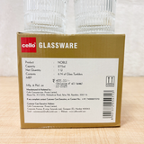 AM6549 Cello Noble K-Series Glass Tumbler Set - 275ml (Set of 6)