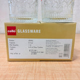 AM6566 Cello Jewel K-Series Glass Tumbler Set - 215ml (Set of 6)