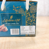 TM0074 Mix Design Spectra Exclusive Ribbed Glass Storage Jar with Airtight Lid - 1pc