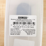 AM6744 Kolorr Essentials Modular Oval Storage Container - 1.7 Ltr