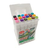 AM2162 Touch Cool Marker 18 Twin Head Sketch Marker Double Head Marker