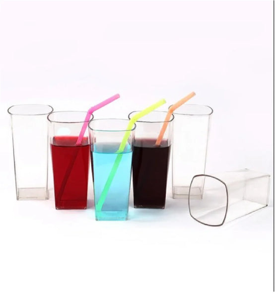 AM2103 Plastic Taquilla Pet Glass 6 Piece  Capacity: 300 ml