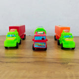AM5275 Plastic Container Cargo Truck toy for kids - Pack of 3 Trucks