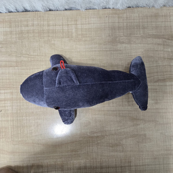 AM6979 Velvet Blue Shark Soft Toy