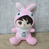 am6961 Pink Bunny Onesie Character Plush Toy