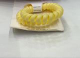 AM1127 Telephone Wire Spiral Elastic Band Bracelet Multicolor 2PCS