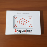 AM5634 Round Shape Light Maroon Color Bright Bindi Tikali Sticker With Bindiya Tikka Giftable Forehead Skin Friendly Glue Traditional For Womens & Girls