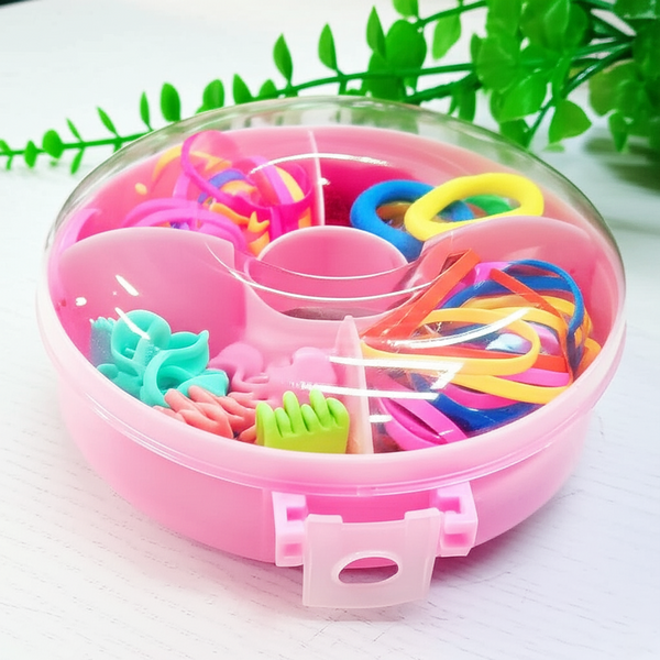 AM1192 Cute Mini donut round hair accessories gift box