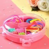 AM1192 Cute Mini donut round hair accessories gift box