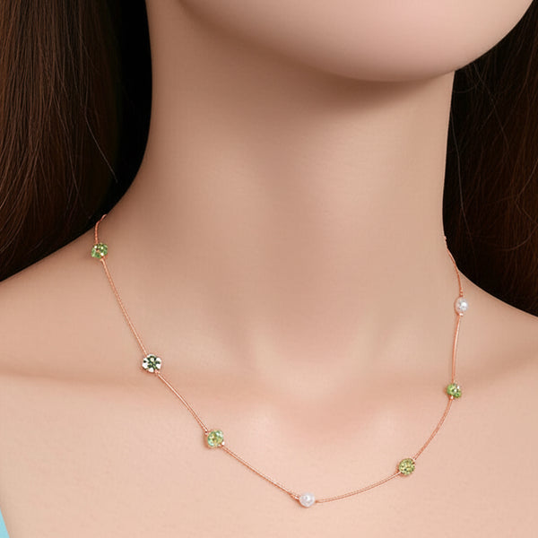 AM5775 Pearl Diamond Chain for Women