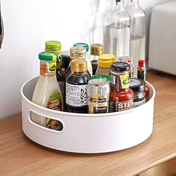 Multi-Purpose 360° Rotating Organizer Tray/Kitchen Organizer