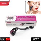 6602 Derma Roller Anti Ageing and Facial Scrubs & Polishes Scar Removal Hair Regrowth (1mm) DeoDap