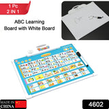 4602 Learning Board 2in1 - Educational PAD for Kids Musical Board for Alphabet ABC Learning Toy Play Mat & Drawing with One Doodle Pen DeoDap