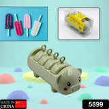 5899 Pig Shape Mold Ice Candy, Popsicle Mold Ice, Plastic Ice Candy Maker Kulfi Maker Molds Set with 4 Cups