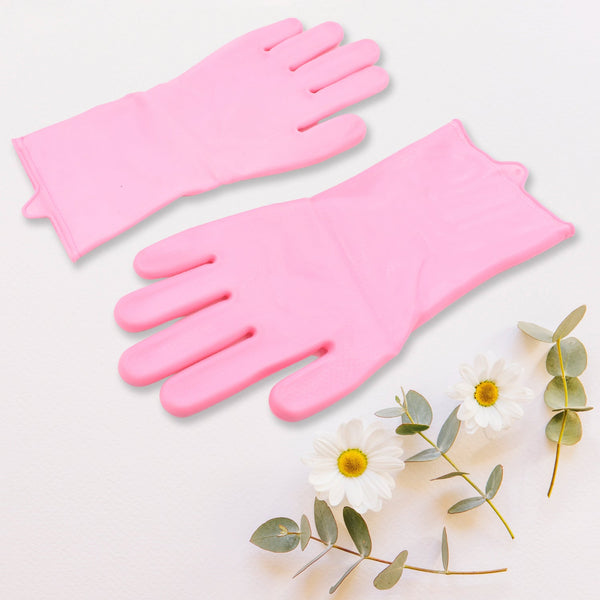 8740 Dishwashing Gloves with Scrubber Pack of 1 Pair