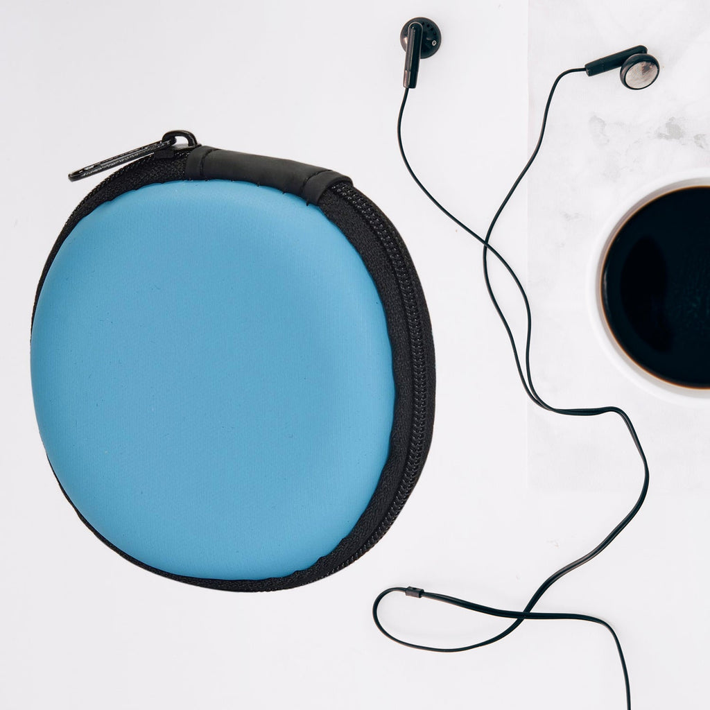 6570 Earphone Carrying Cute Case Round Pocket Pouch for Headphone