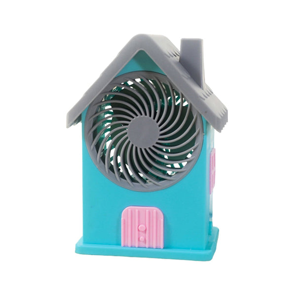 4799 Mini House Fan House Design Rechargeable Portable Personal Desk Fan For Home , Office & Kids Use DeoDap