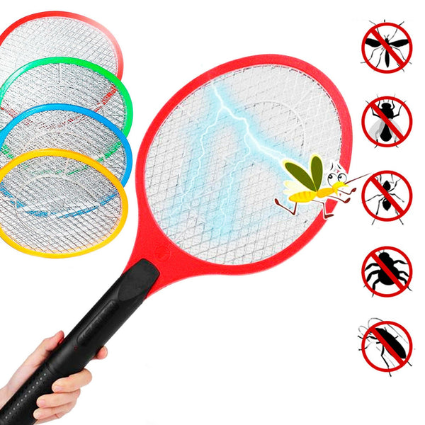 1726 Mosquito Killer Racket Rechargeable Handheld Electric Fly Swatter Mosquito Killer Racket Bat, Electric Insect Killer (Quality Assured) (with Cable) DeoDap