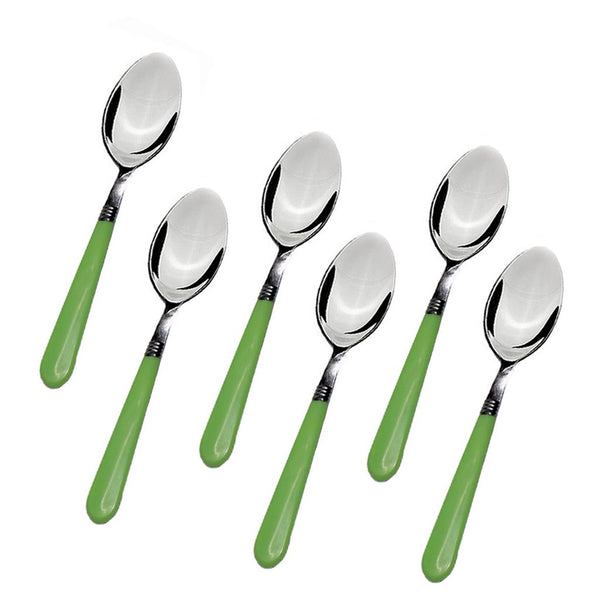 2269 Stainless Steel Spoon with Comfortable Grip Dining Spoon Set of 6 Pcs - DeoDap