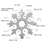 1787 Snowflake Multi-Tool Stainless Steel Snowflake Bottle Opener | DeoDap