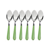 2269 Stainless Steel Spoon with Comfortable Grip Dining Spoon Set of 6 Pcs - DeoDap