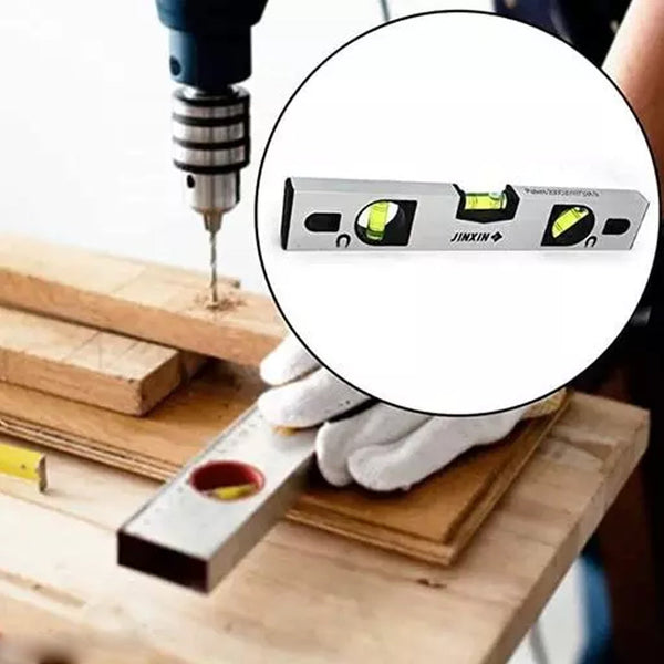 1650 Spirit Level Carpenter's Level Magnetic Carpenter's Level  Overhead Viewing Slot for Levelling, Furniture & Construction DeoDap