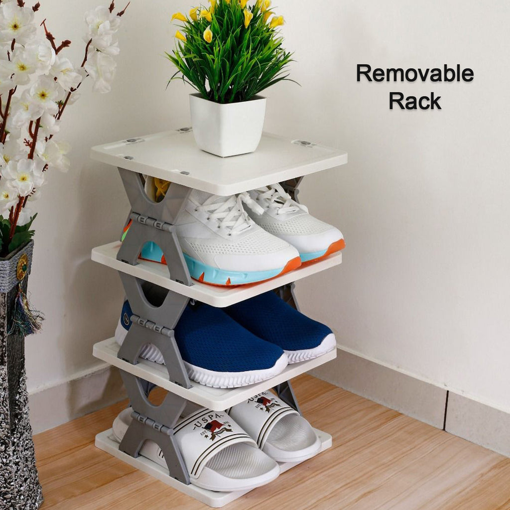 1pc Multi-layer Shoe Storage Rack, Modern Plastic Shoe Shelf Organizer And  Storage For Floor For Home