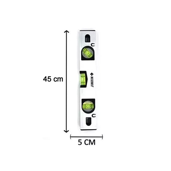 1650 Spirit Level Carpenter's Level Magnetic Carpenter's Level  Overhead Viewing Slot for Levelling, Furniture & Construction DeoDap