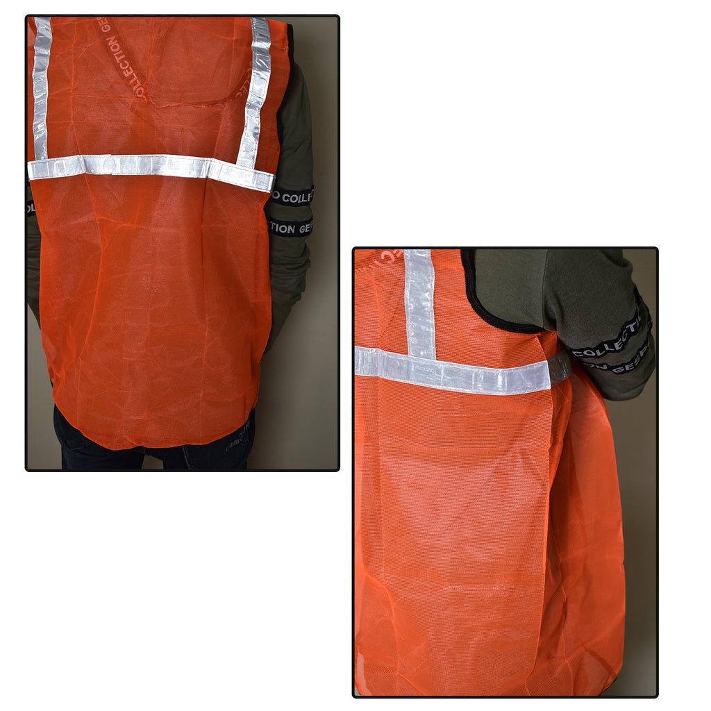 Polyester Plain Safety Jacket, Size : Free Size, Color : Orange at Rs 70 /  Piece in Secunderabad