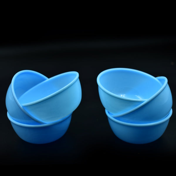 2425 Small Plastic Bowl Set, Microwave Safe Unbreakable, Set of 6 - DeoDap