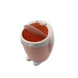 7949 Little White Rabbit Trash Can Small Garbage can with lid Trash can for Cars Mini Dumpster for Desk Tabletop Litter bin Bunny Trash can Rabbit Garbage can Garbage can for Desk