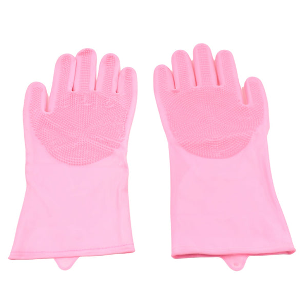 8740 Dishwashing Gloves with Scrubber Pack of 1 Pair