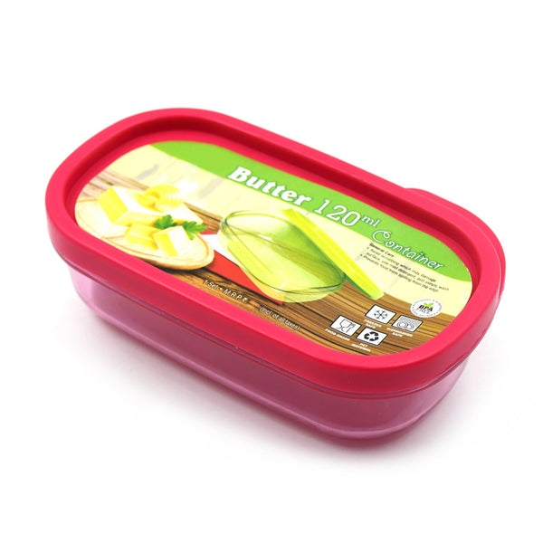 5553 Butter Container, PP Butter Storage Box Easy to Take Portable Large Capacity for Kitchen for Home for Cheese for Butter (120 ML)