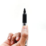 9018 10 Pc Black Marker used in all kinds of school, college and official places for studies and teaching among the students. freeshipping - DeoDap