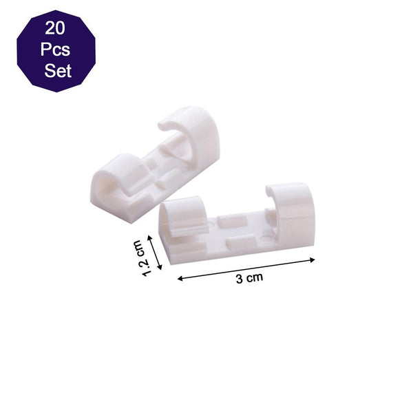 1761 Self Adhesive Cable Clips Wire Manage Holder