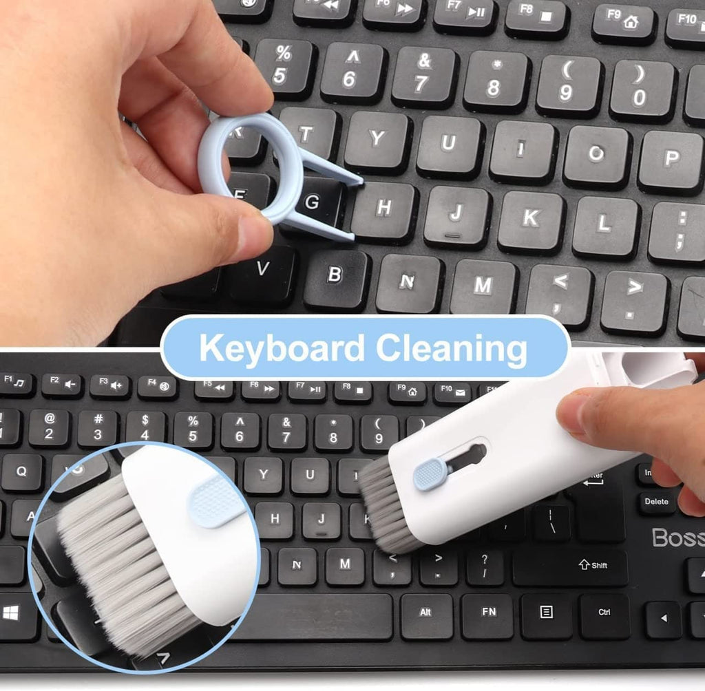 Laptop Cleaner Keyboard Cleaner Kit, 7 in 1 Electronic Cleaner Kit for  Airpod Pro Earbuds Phone Computer, Multi-Function Cleaning Kit for Keyboard