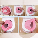 4768 Bathroom Soft Thicker Warmer Stretchable Washable Cloth Toilet Seat Cover Pads (1pc) DeoDap