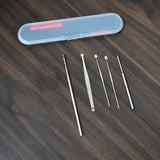 6314A 6 Pcs Ear Pick with a Storage Box Earwax Removal Kit DeoDap