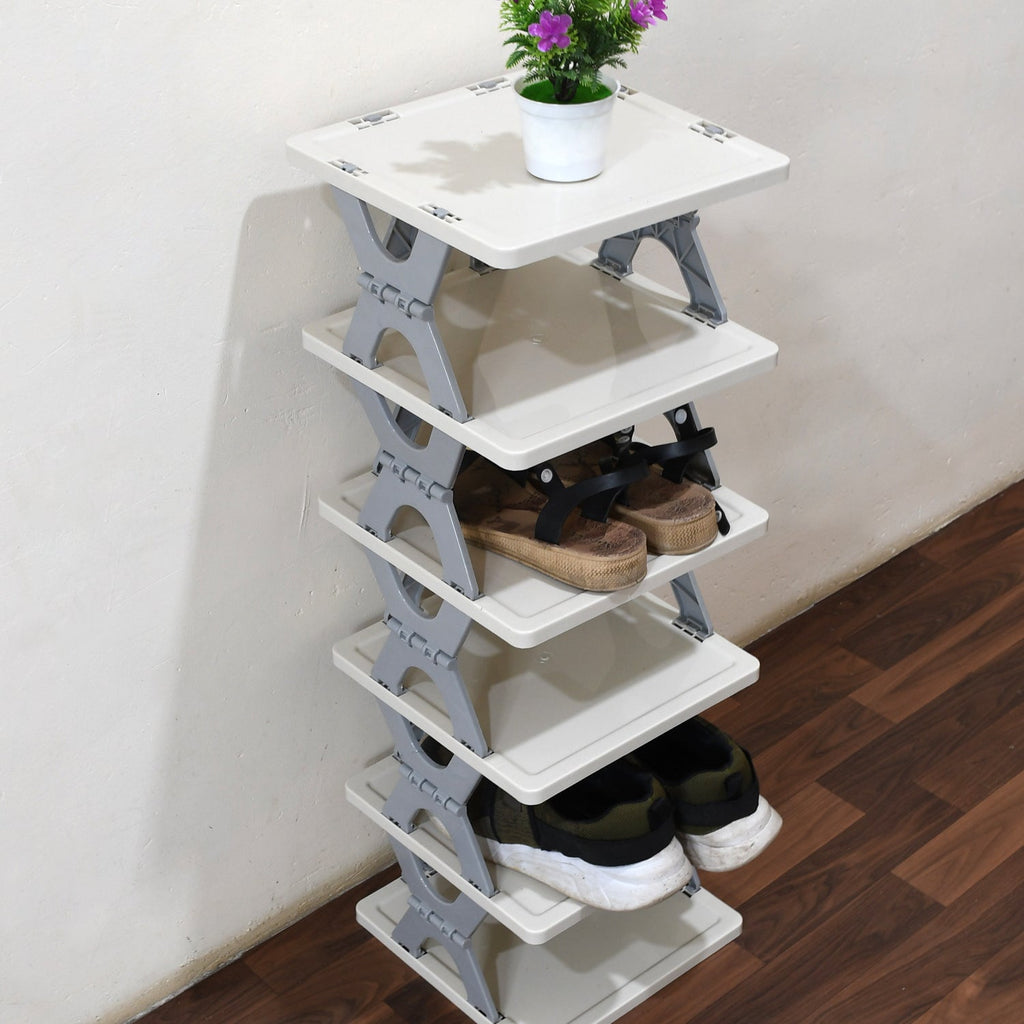 1pc Multi-layer Shoe Storage Rack, Modern Plastic Shoe Shelf Organizer And  Storage For Floor For Home