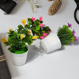 4950 Flower Pot Artificial Decoration Plant | Natural Look & Plastic Material For Home , Hotels , Office & Multiuse Pot DeoDap