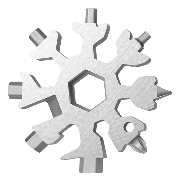 1787 Snowflake Multi-Tool Stainless Steel Snowflake Bottle Opener | DeoDap