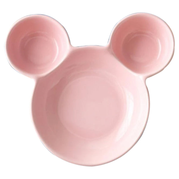 0863A Unbreakable Plastic Mickey Shaped Kids/Snack Serving Plate (Without Sticker) freeshipping - DeoDap