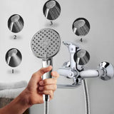 9047 Shower Head Multi-Function Plastic High Pressure Shower Spray for Bathroom DeoDap