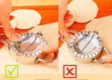 2219 Stainless Steel Dumpling Maker, Dough Cutter Pie Mold Tool. DeoDap