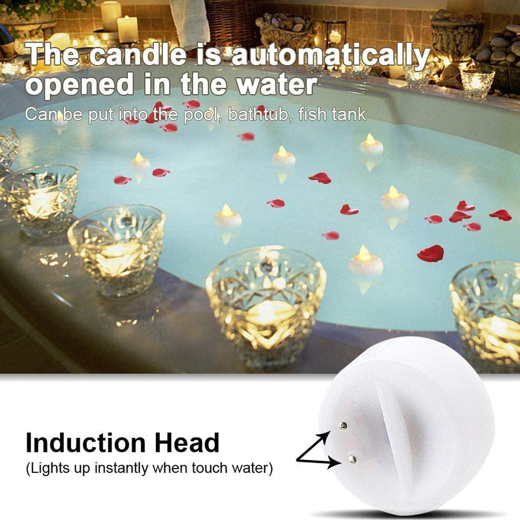 E337 - LED light diya Set of 6  Water sensor auto light up - Best  corporate Gifts